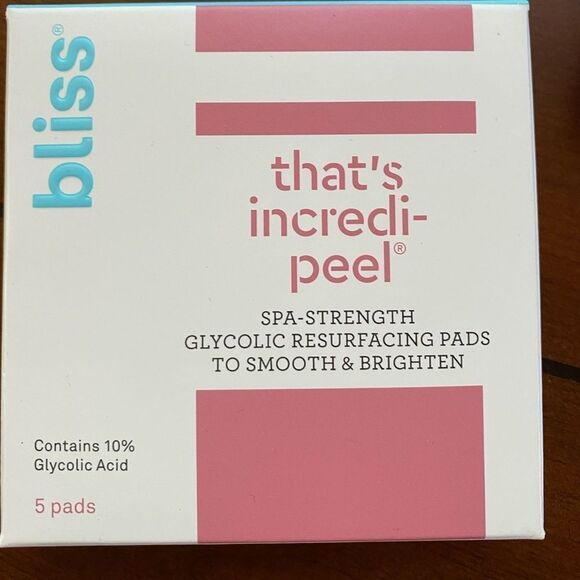 Bliss Other - *Bliss* Incredi-Peel Resurfacing Pads NEW
